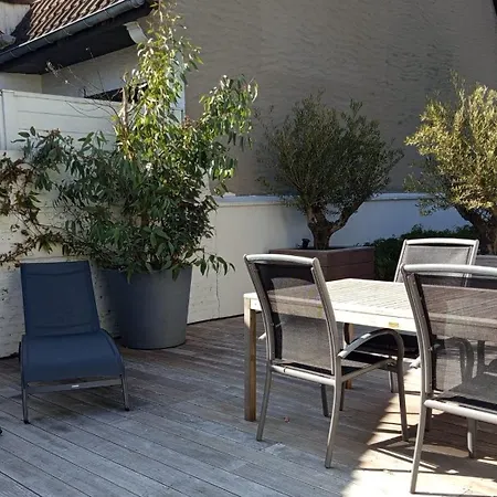 Large House Terrace Entrance Ferienhaus Le Touquet