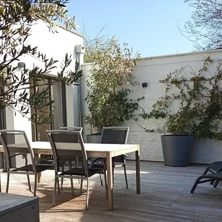 Large House Terrace Entrance Le Touquet Ferienhaus Cucq